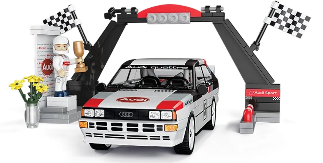 Cobi Audi Quattro Groep 4 1981 - 165 Stukken - Rood/Wit/Zwart
