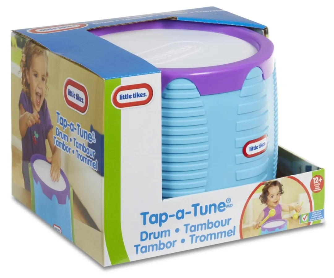 Little Tikes Tap-a-Tune Drum - Paars - afbeelding 3 van 6