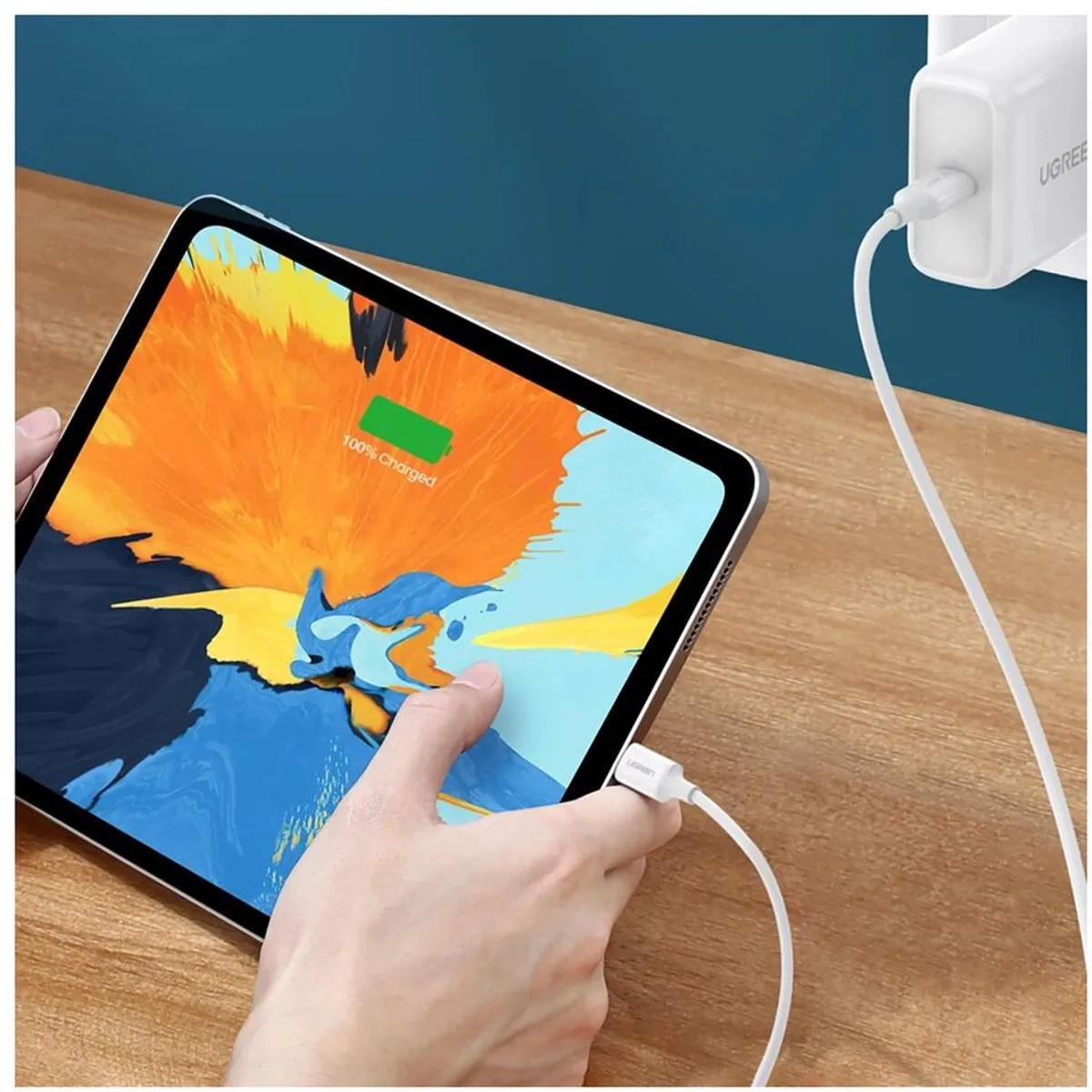 UGREEN USB-C naar USB-C Kabel 60W - 1.5M - Wit