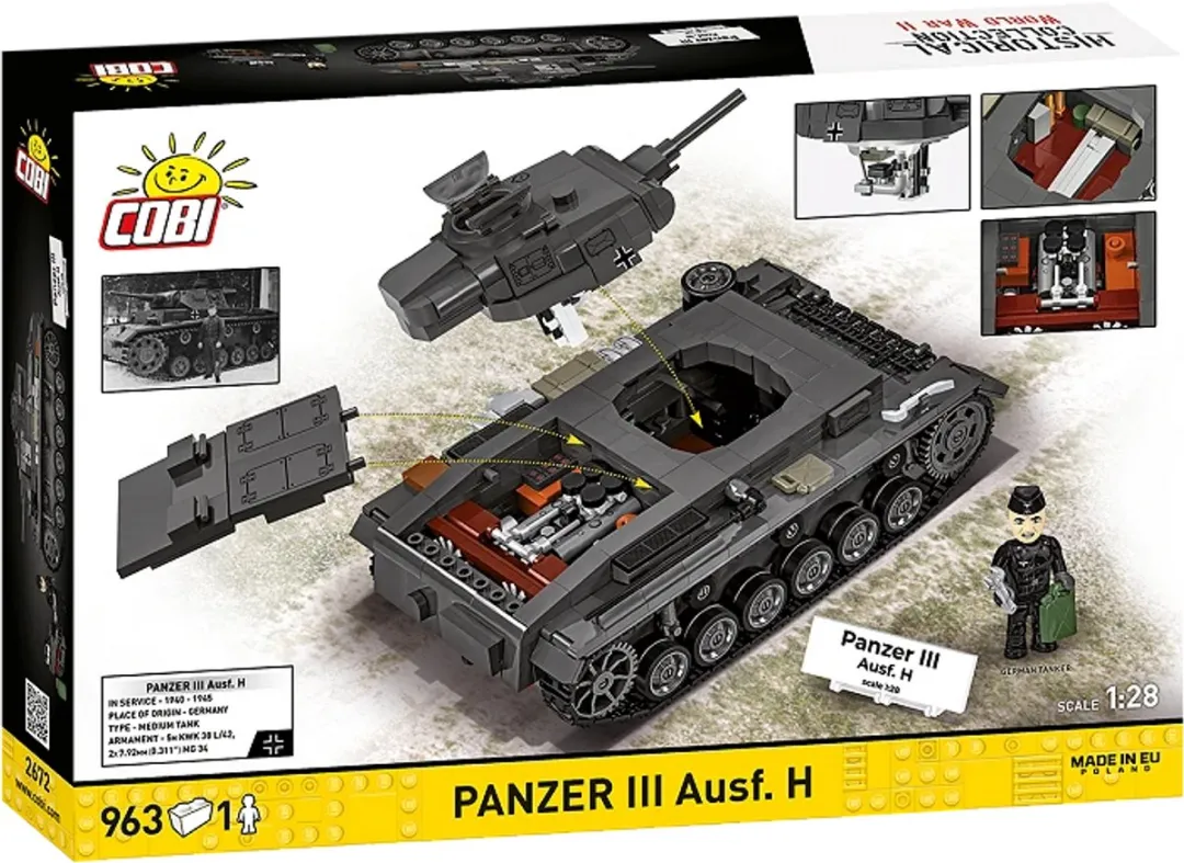 Cobi 2672 Panzer III Ausf. H