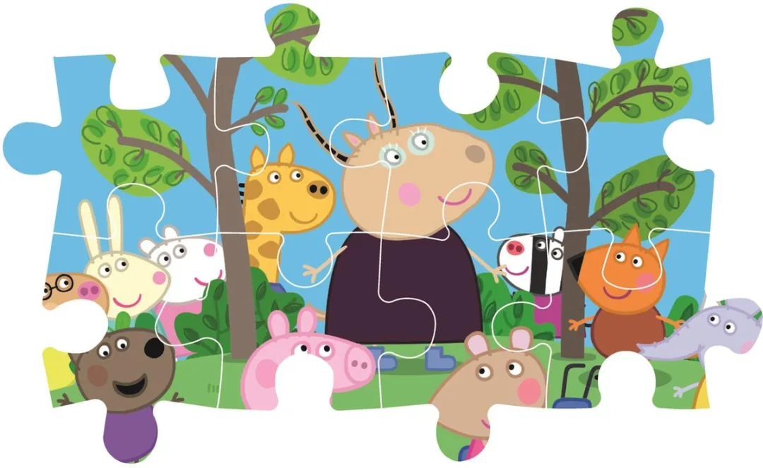Clementoni Peppa Pig Puzzel 104 Maxi Stukjes - 3+ Jaar