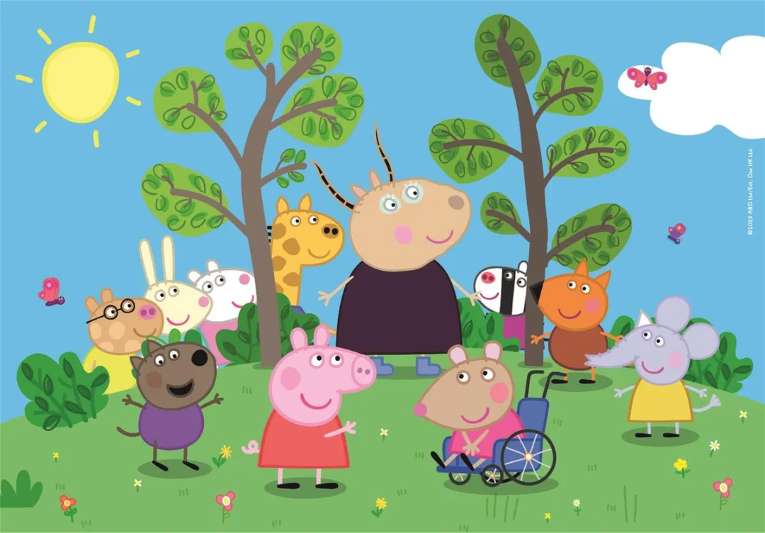 Clementoni Peppa Pig Puzzel 104 Maxi Stukjes - 3+ Jaar