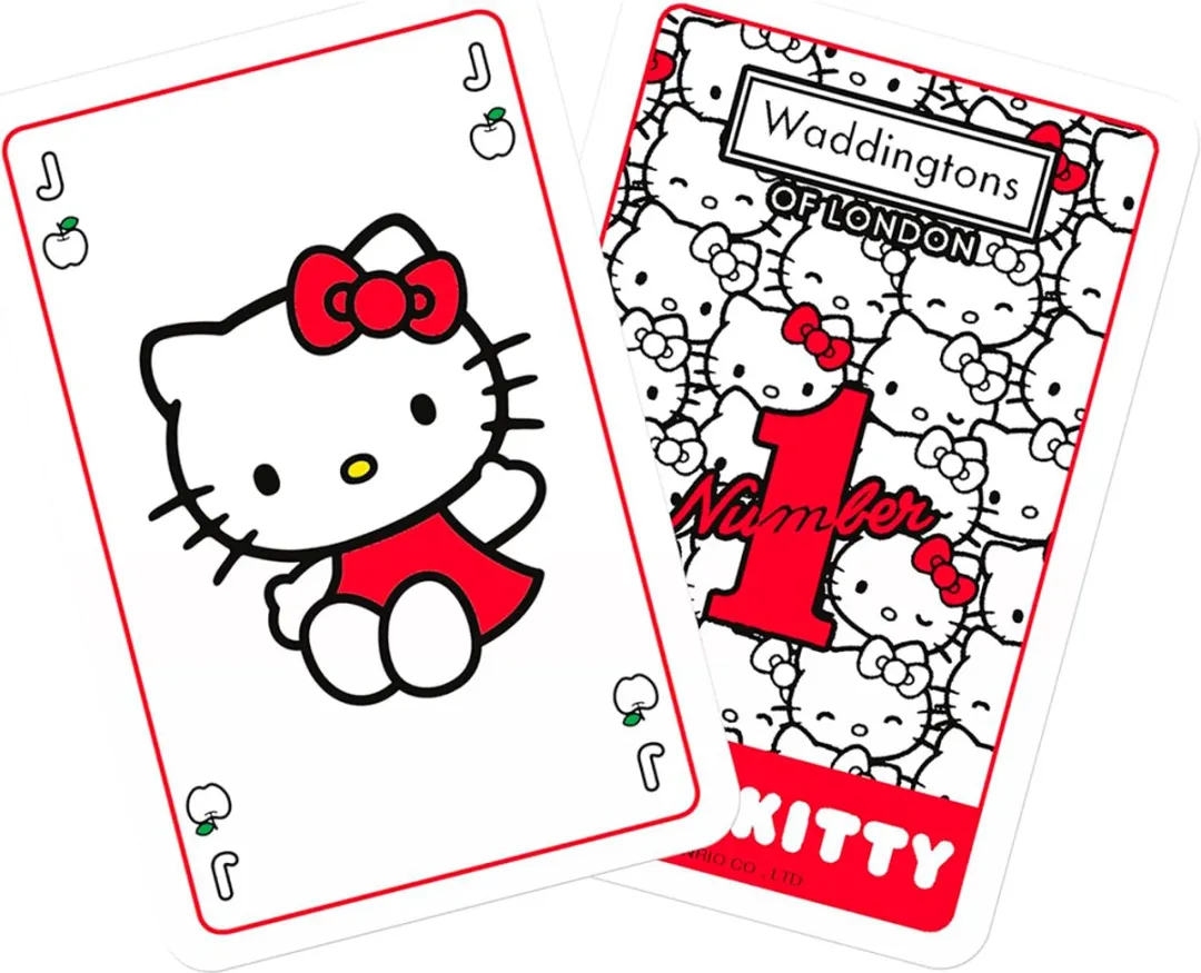 Hello Kitty Waddingtons No.1 Speelkaarten - afbeelding 6 van 6