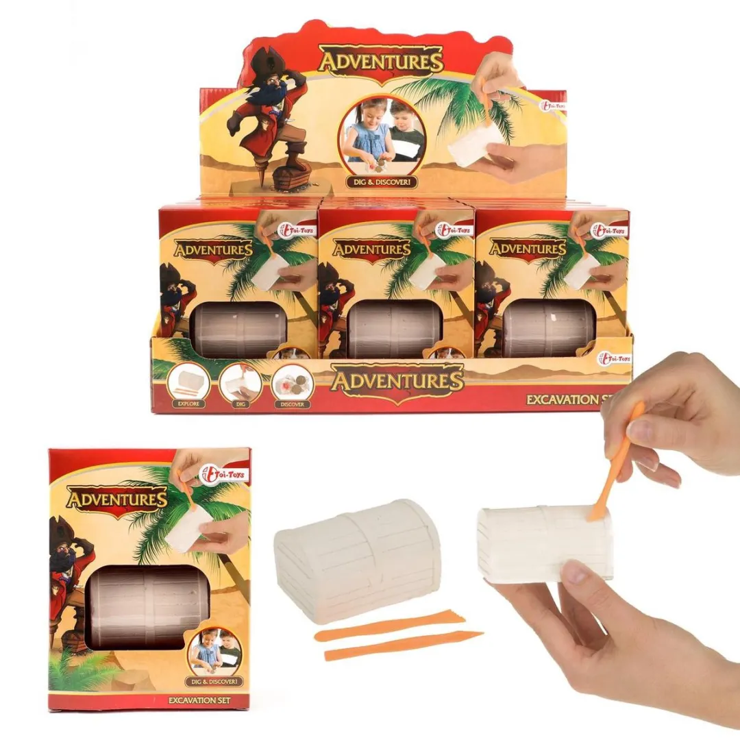 Toi-Toys Uitgraafset Schatkist Piraat - afbeelding 6 van 6