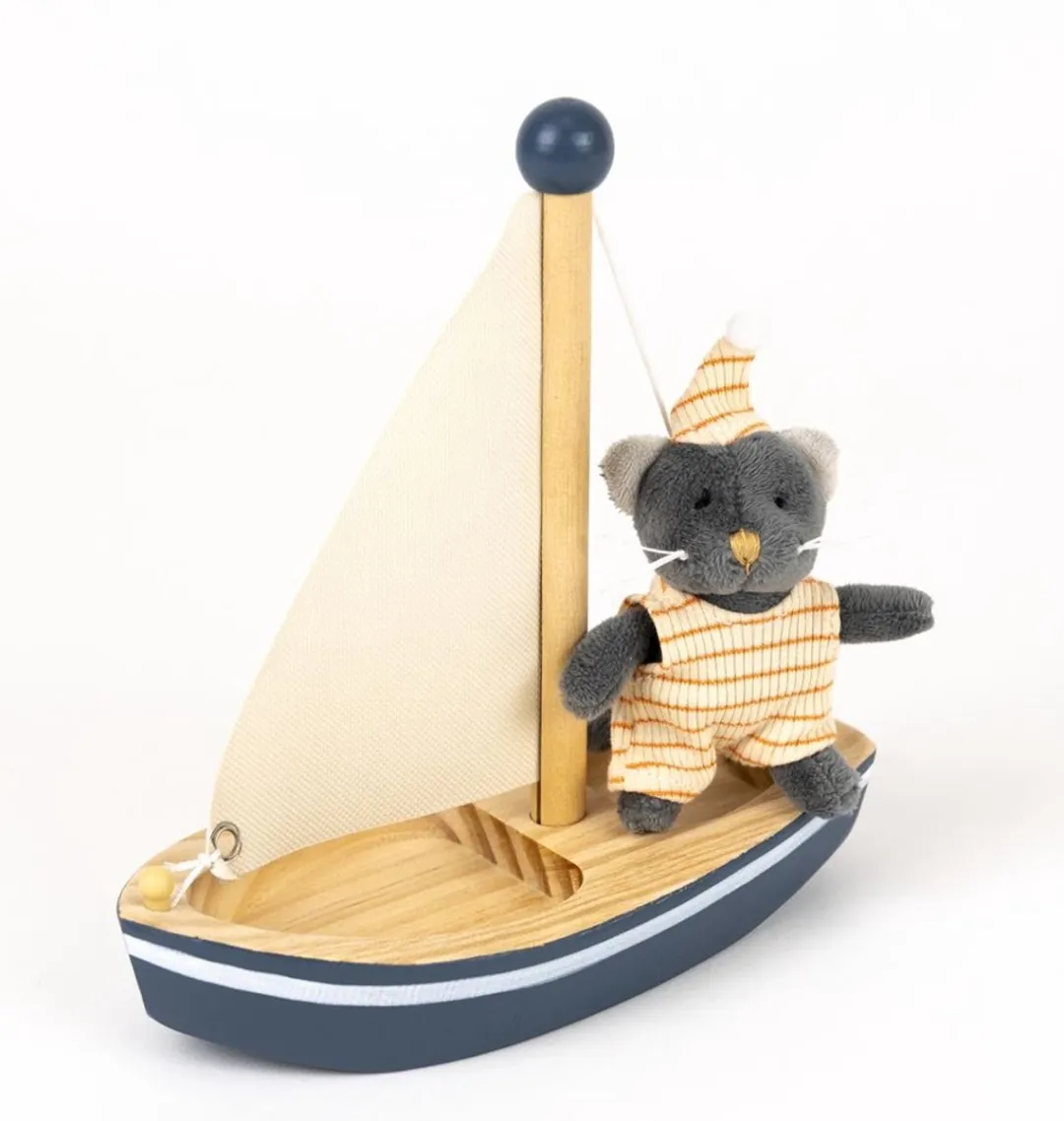 Egmont Toys Malo de Kat Knuffelboot - 18x18x8cm - Meerkleurig - afbeelding 2 van 2