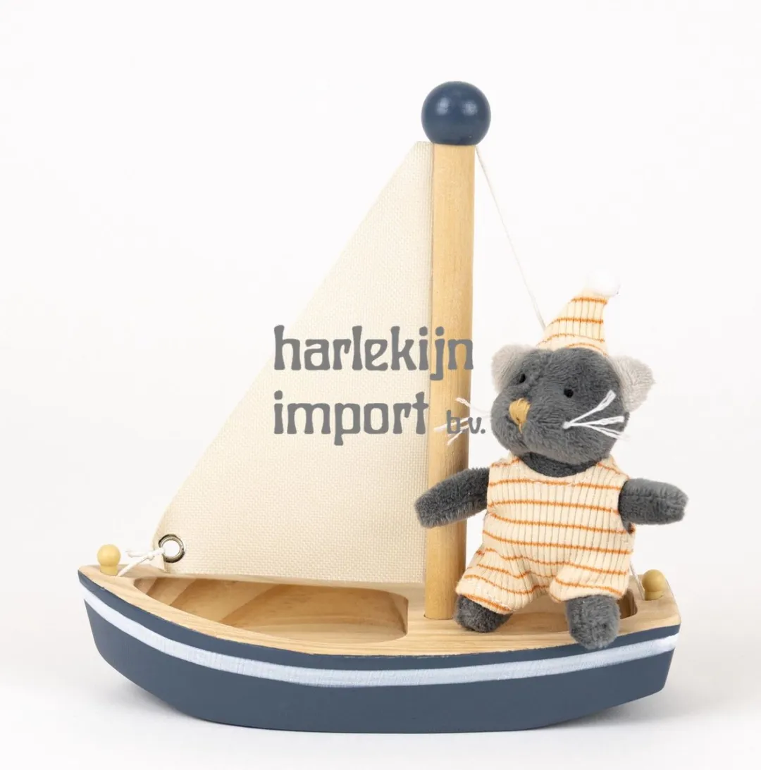 Egmont Toys Malo de Kat Knuffelboot