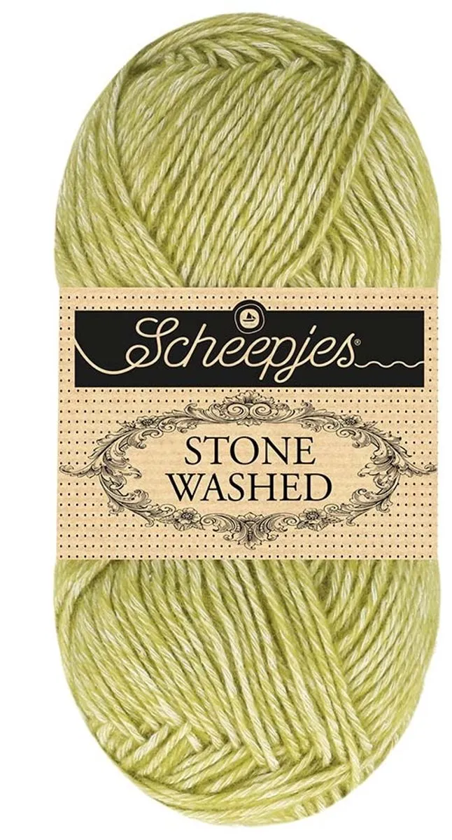 Scheepjes Stone Washed Haakgaren 850 Prehnite