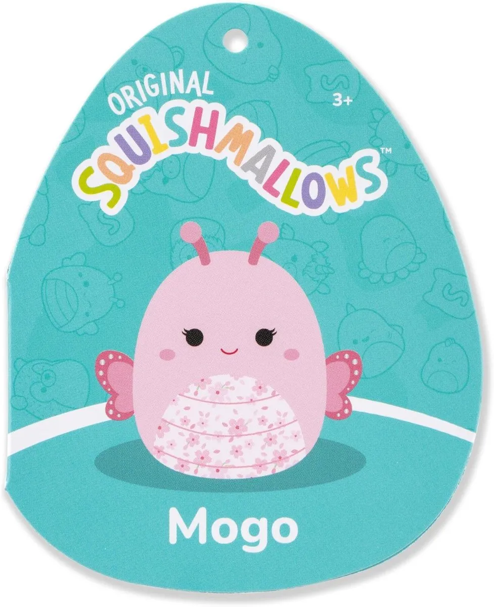 Squishmallows Mogo Roze Sakura Vlinder Knuffel 19cm
