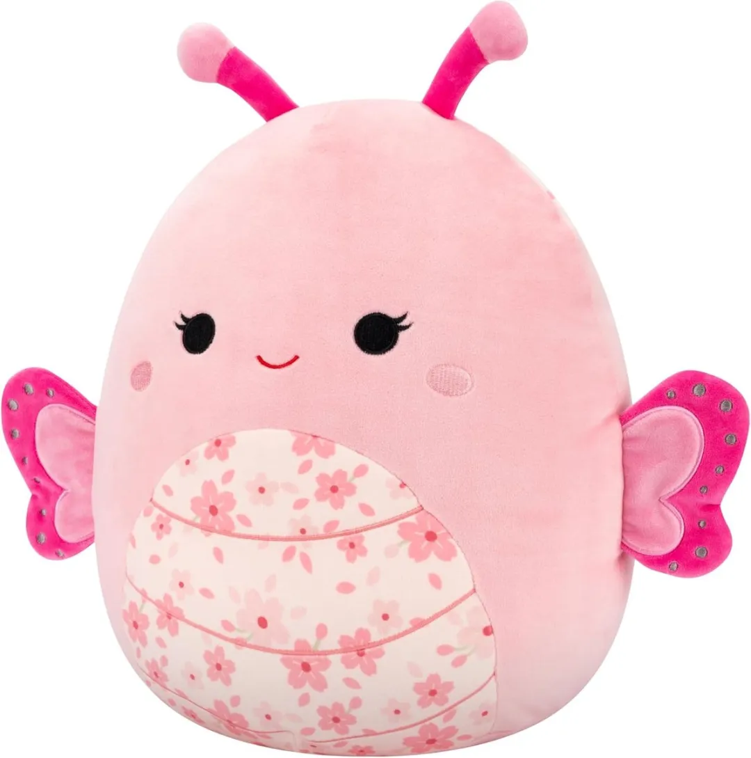 Squishmallows Mogo Roze Sakura Vlinder Knuffel 19cm