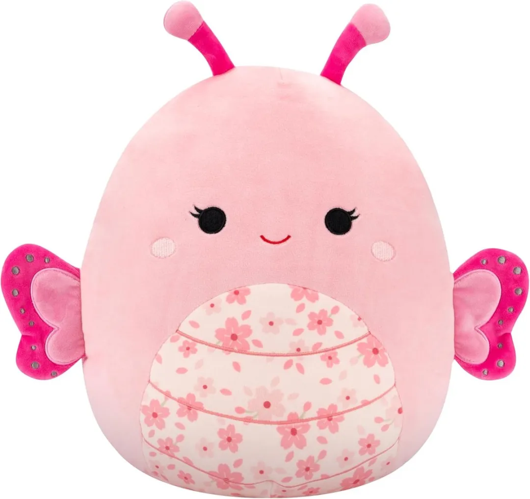 Squishmallows Mogo Roze Sakura Vlinder Knuffel 19cm