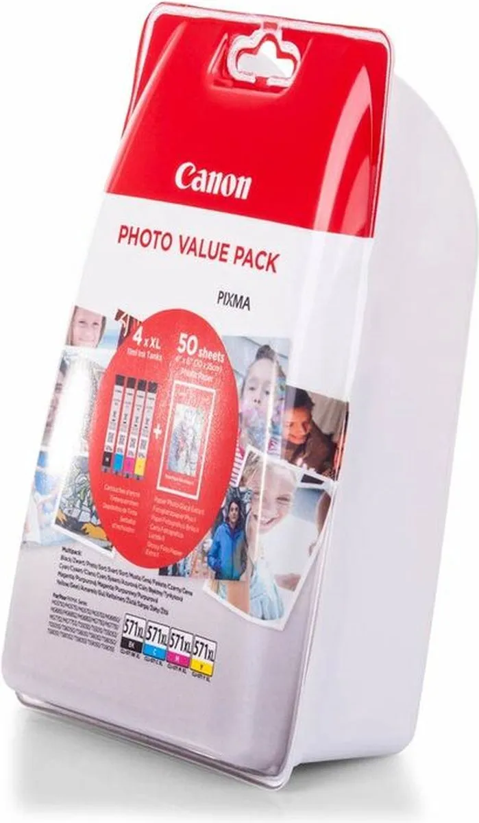 Canon CLI-571XL XL Inktcartridge - 4 Kleuren - 11ml