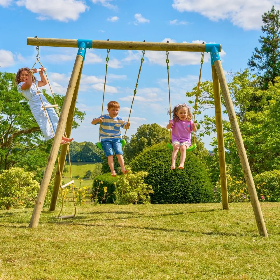 TP Toys Balandier Schommel 2 Schommels - Touwladder - H224cm