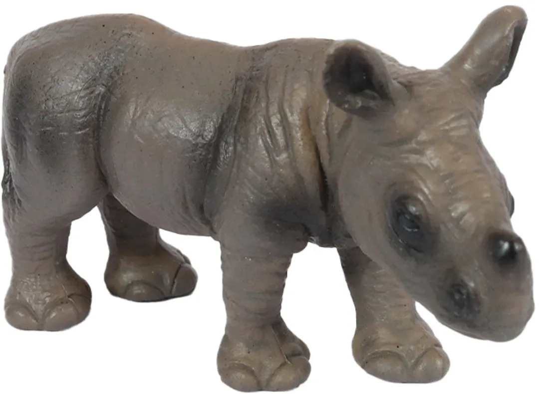 PIA Soft Toys Afrikaanse Neushoorn Speelfiguur 7cm
