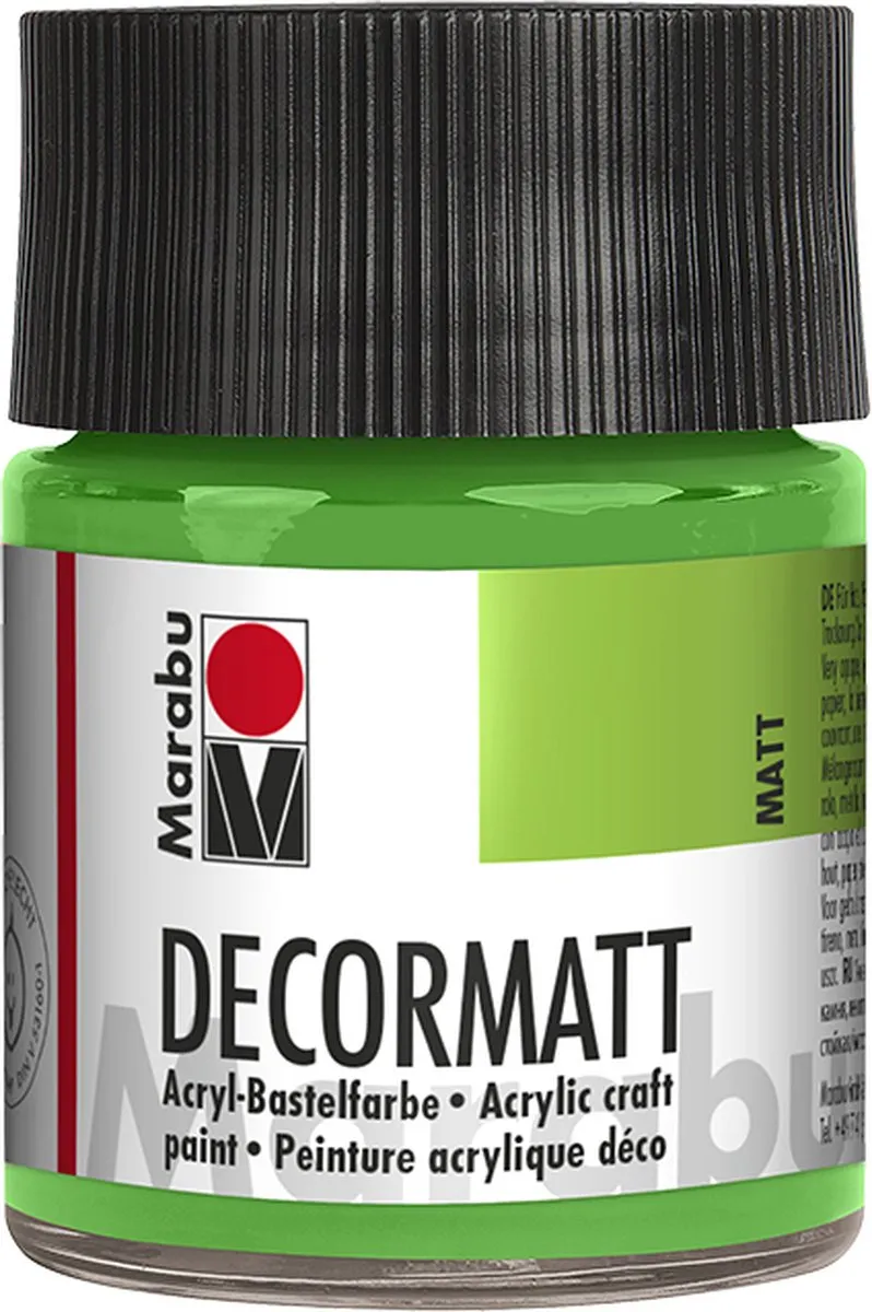 Marabu Decormatt Acrylverf 50ml - Zilver