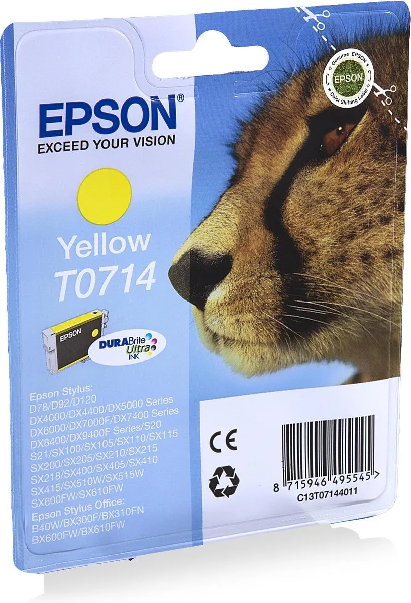 Epson C13T07144021 Geel Inktcartridge