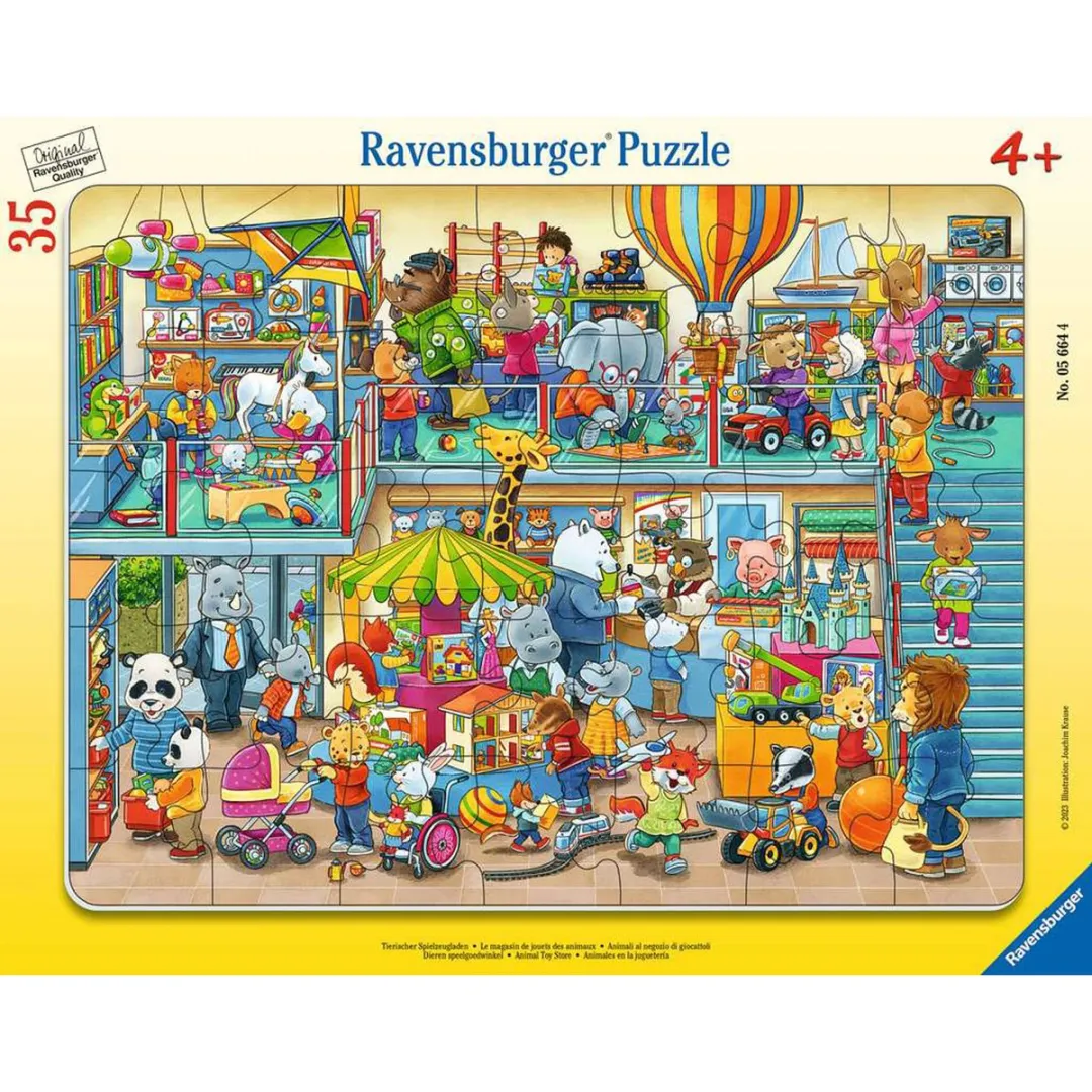 Ravensburger Dierenspeelgoedwinkel Puzzel 35 Stuks