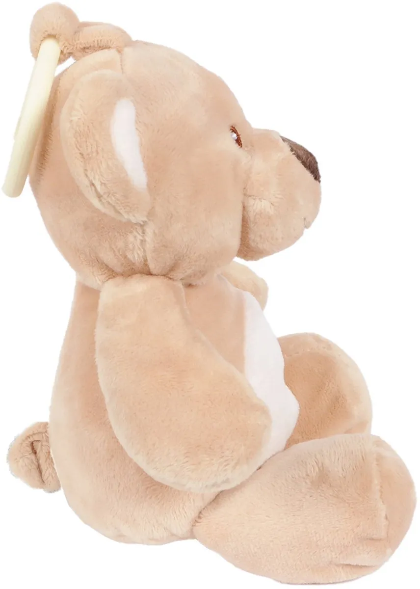 PIA Pluche Beer Babayroze 25cm - Rammelaar & Ophangring