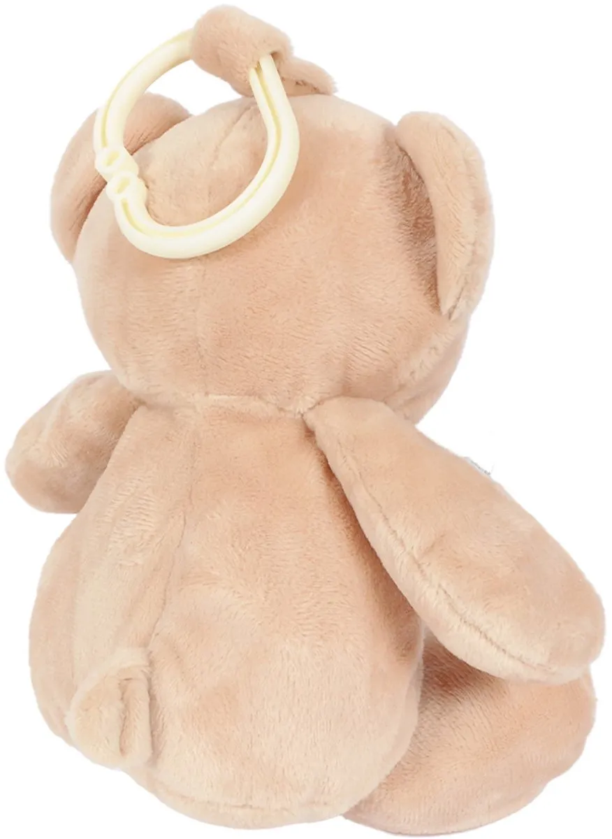 PIA Pluche Beer Babayroze 25cm - Rammelaar & Ophangring