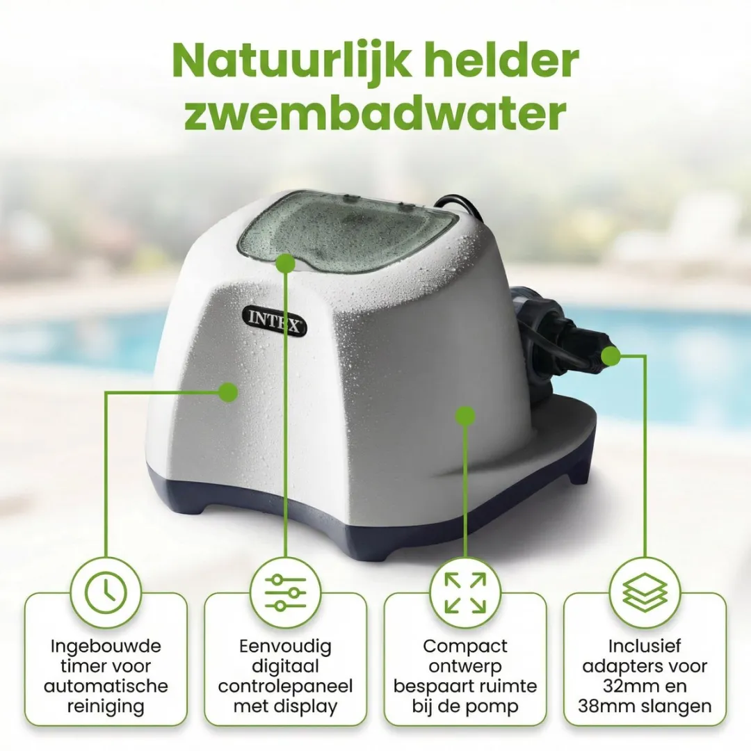 Intex QS500 Zoutwatersysteem 26.500L - 2650L/u - 38mm