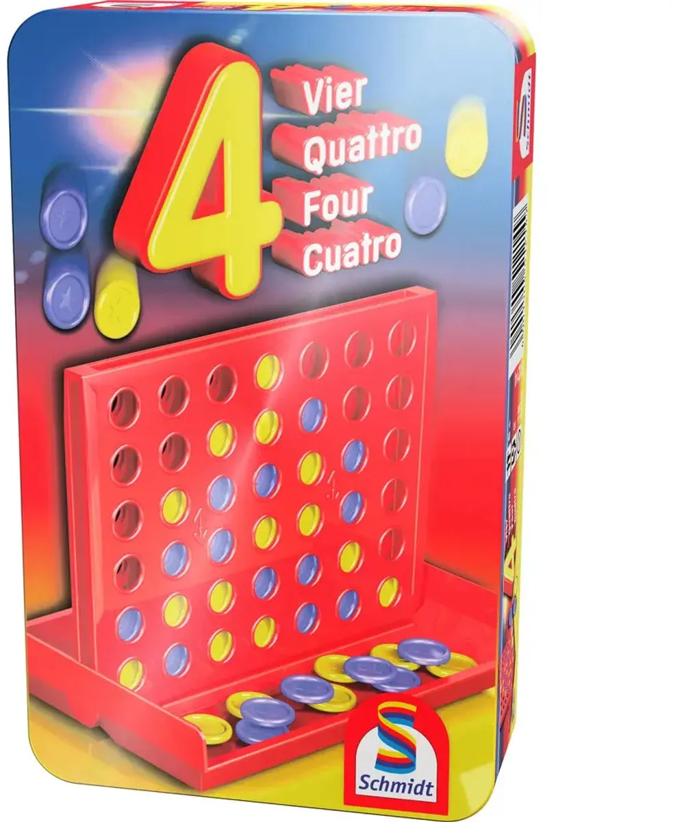 Selecta Vier In Tin Box Pocketeditie SCH-51214 - 4 Spelers