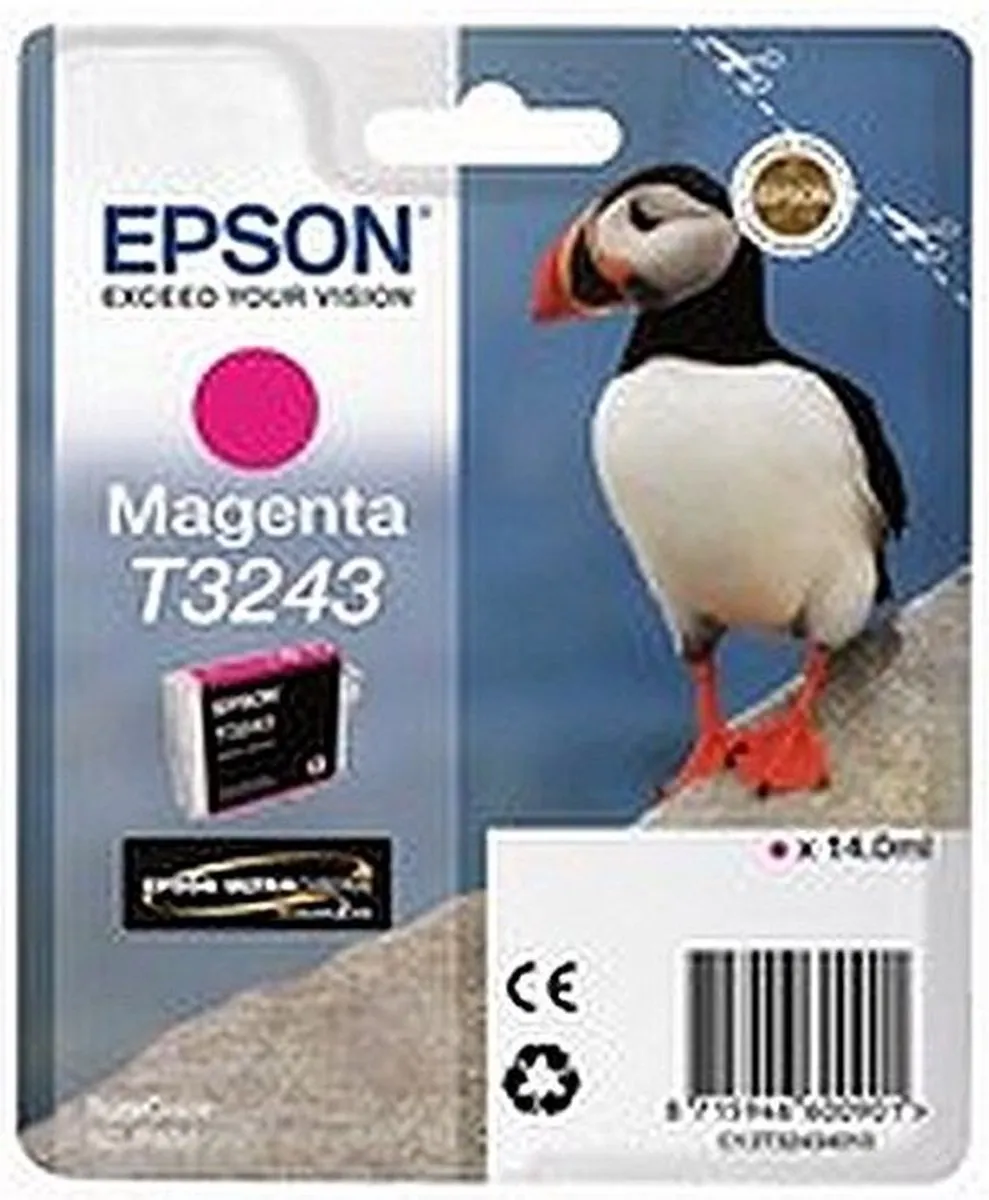 Epson T3243 Magenta C13T32434010 Inktcartridge - 14ml