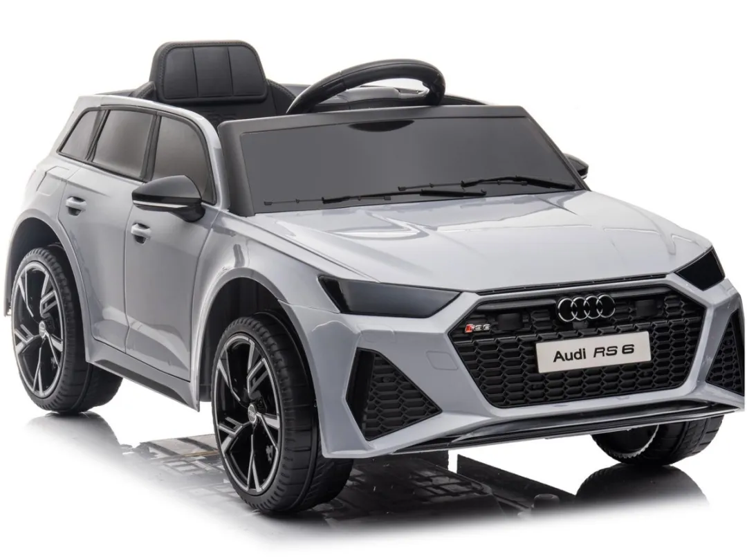Audi RS6 Elektrische Kinderauto Nardo Grijs