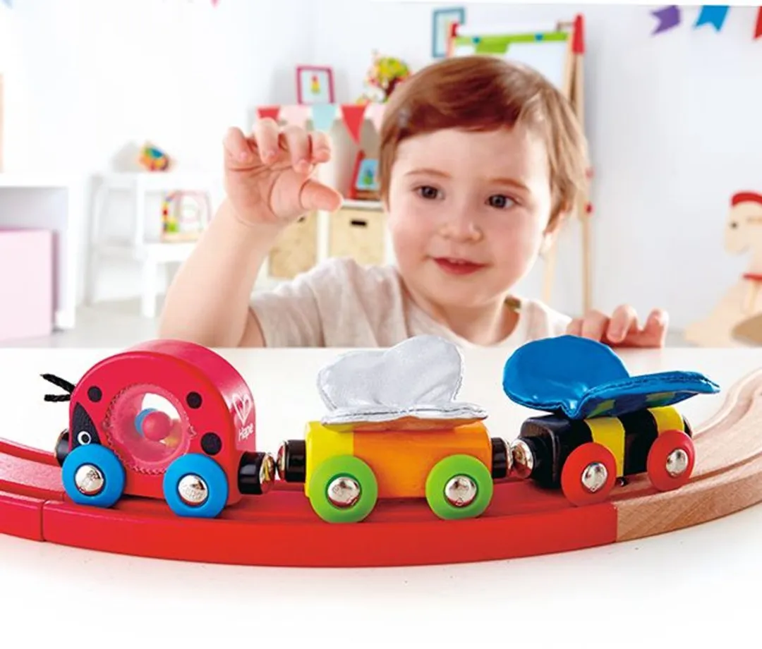 Hape Jungle Reis Trein E3807 - Veelkleurig
