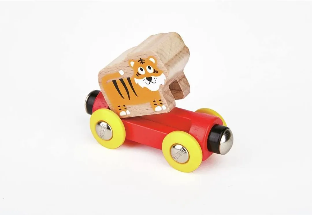 Hape Jungle Reis Trein E3807 - Veelkleurig - afbeelding 6 van 6