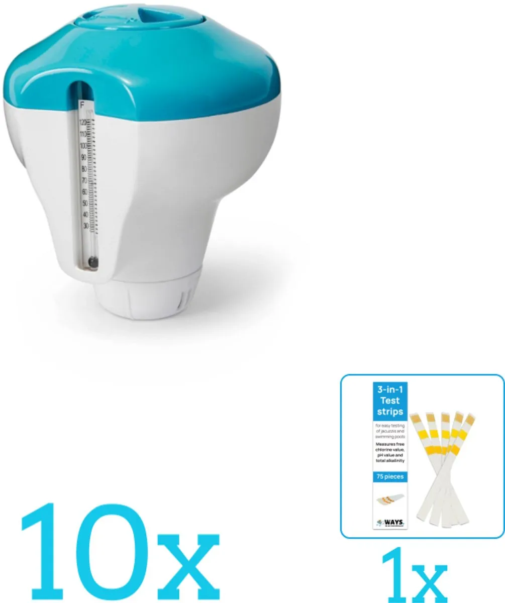 Intex Chloordrijver 29043NP - 11-delig - Blauw