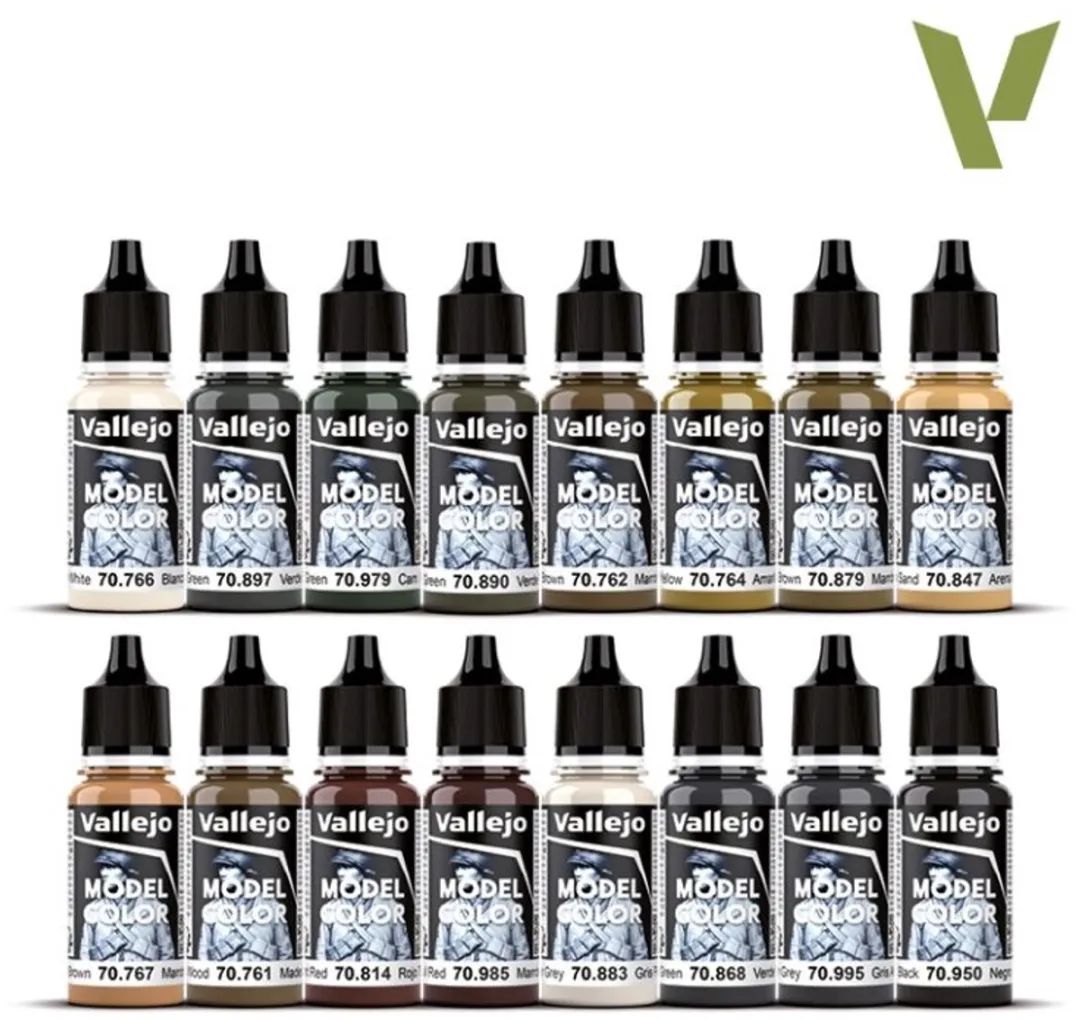 Vallejo Model Color Acrylverfset 16x18ml - Duitse AFV WWII Kleuren