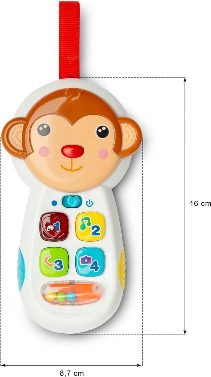 Toyz Phone Monkey Educatief Speelgoed - Monkey