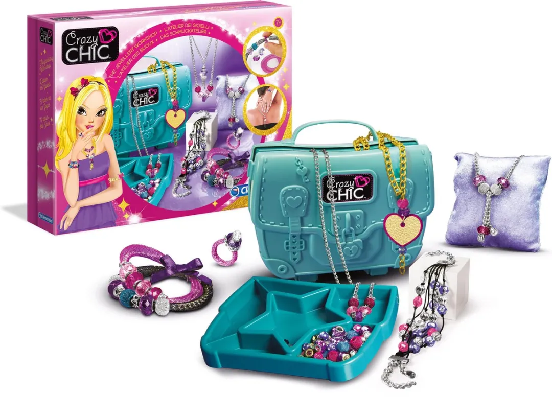 Clementoni Crazy Chic Juwelen Workshop Hobbypakket - Multi Kleur