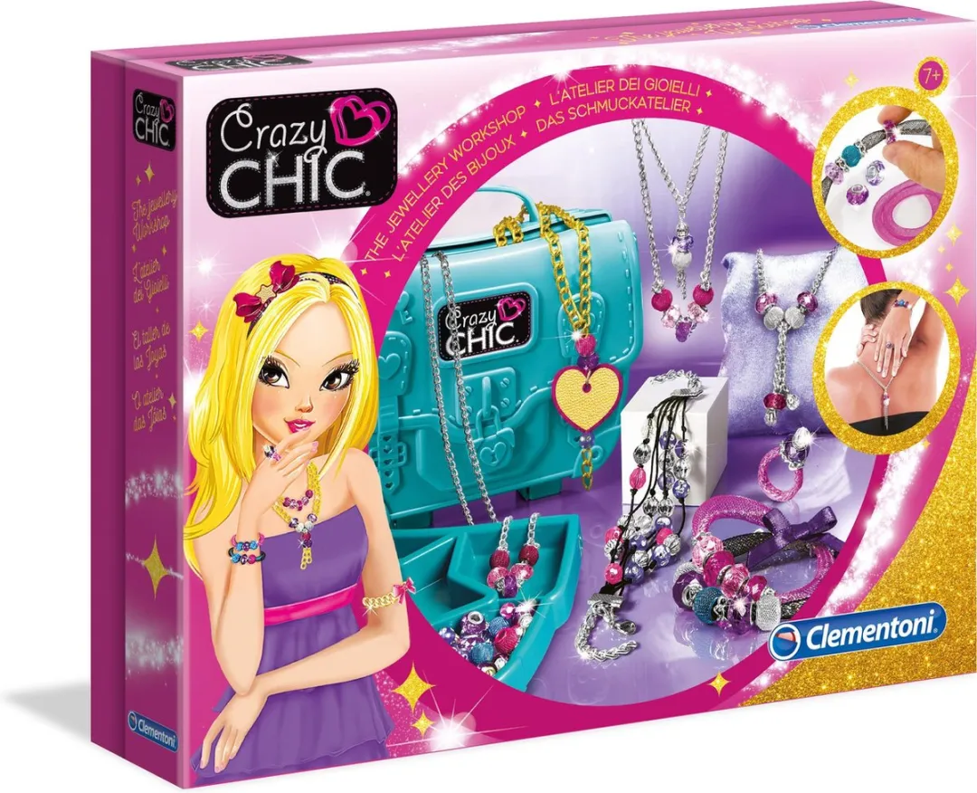 Clementoni Crazy Chic Juwelen Workshop Hobbypakket - Multi Kleur