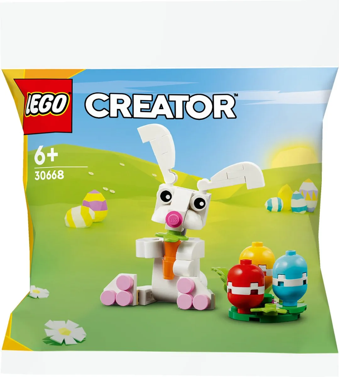 LEGO Paashaas met Kleurrijke Eieren 30668 - 68 Stukken