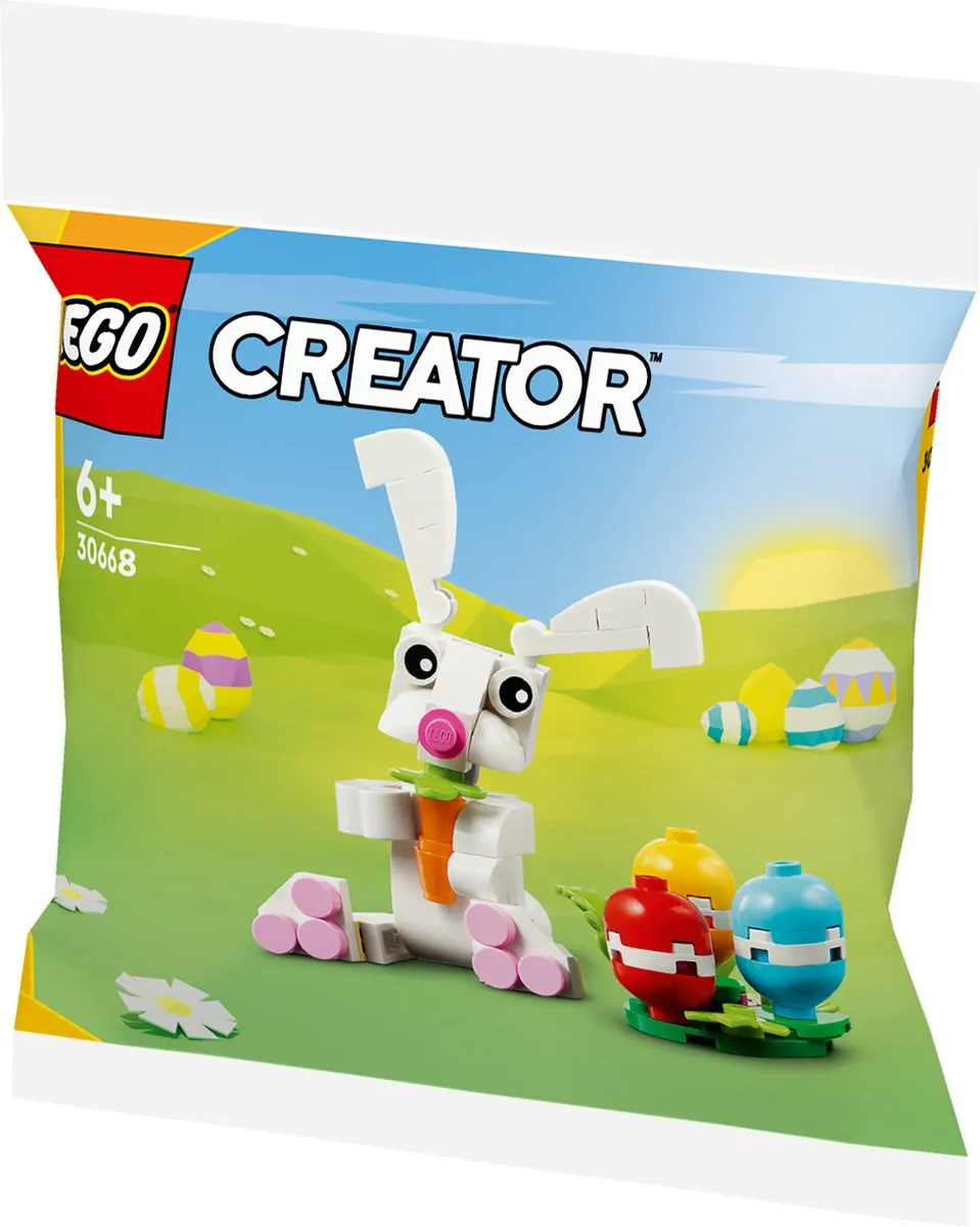 LEGO Paashaas met Kleurrijke Eieren 30668