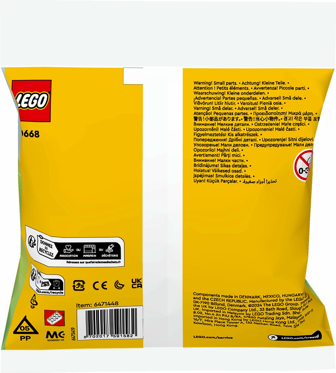 LEGO Paashaas met kleurrijke eieren - 30668