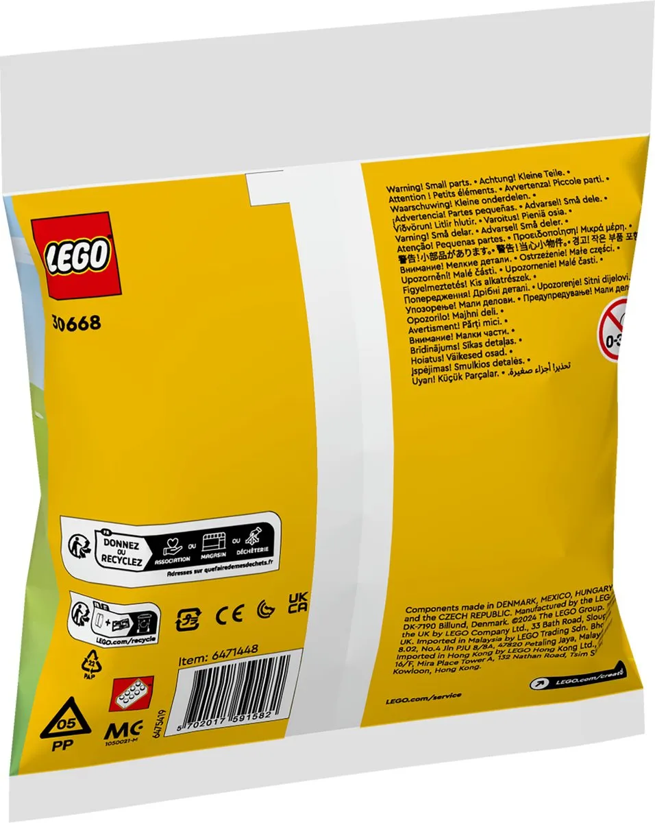 LEGO Paashaas met Kleurrijke Eieren 30668 - 68 Stukken