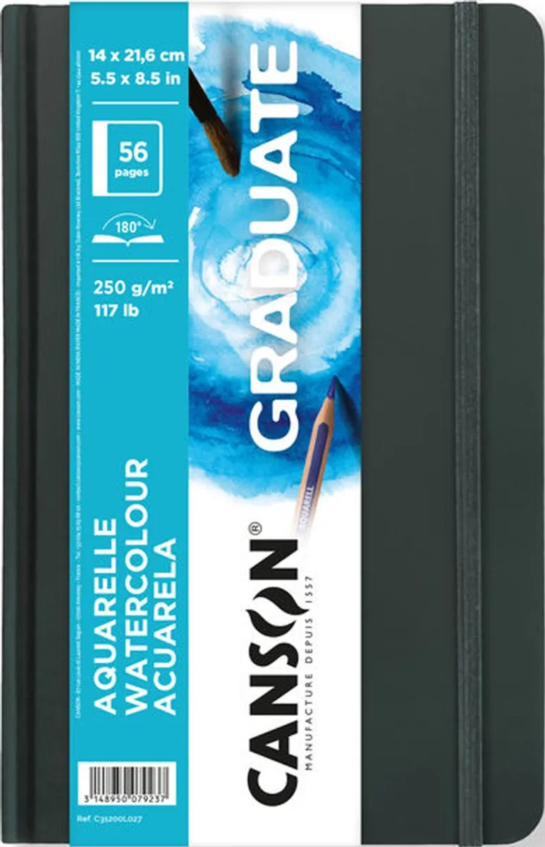Canson Graduate A4 Schetsboek Aquarel