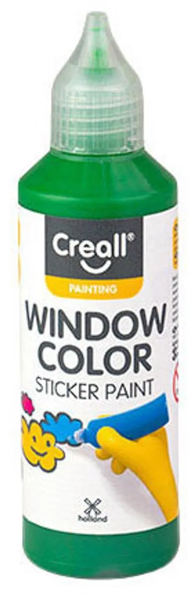 Creall Windowcolor Raamverf 80ml - Groen