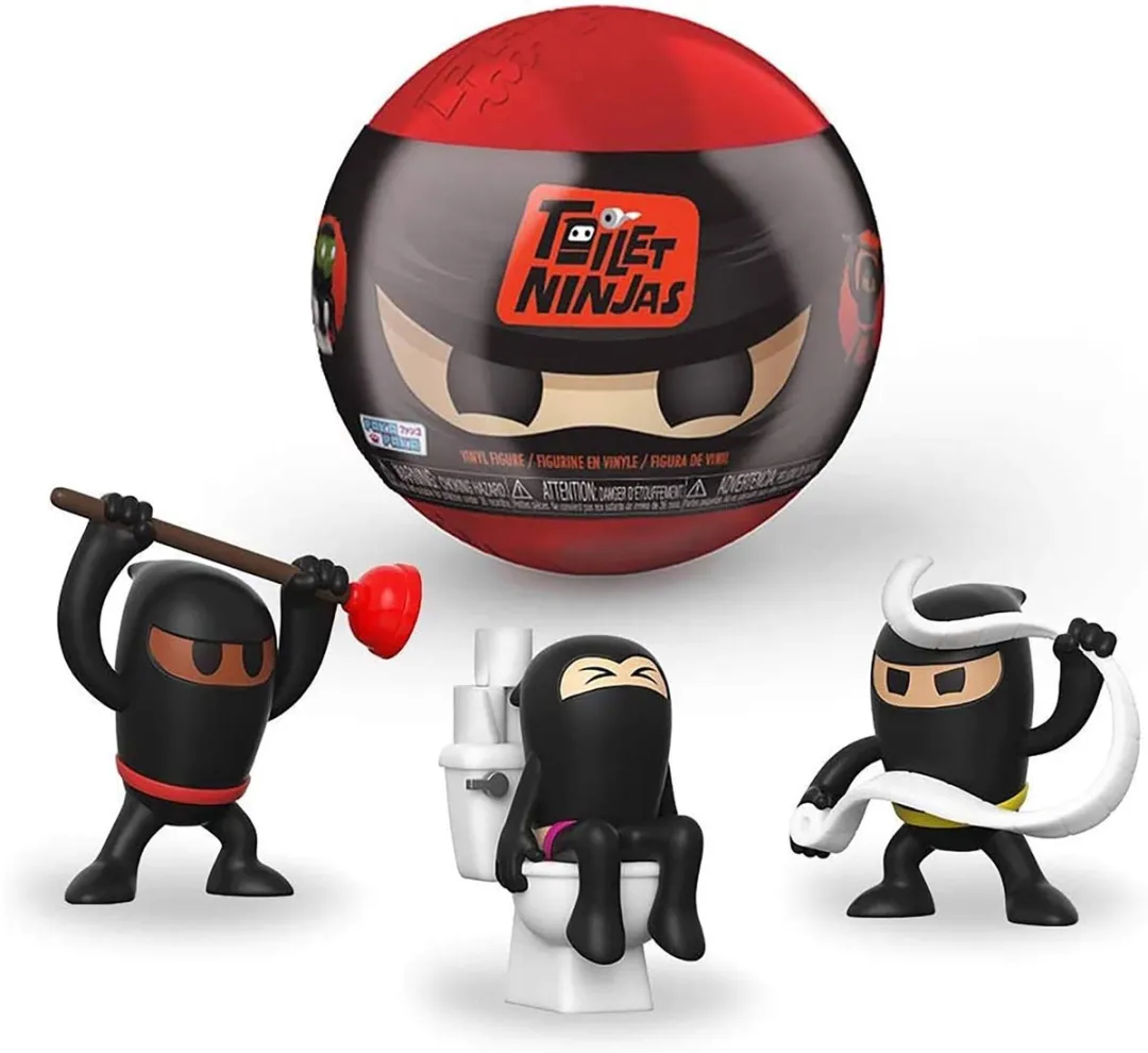 Funko Paka Paka Toilet Ninja's Blind Box - 4 Stuks