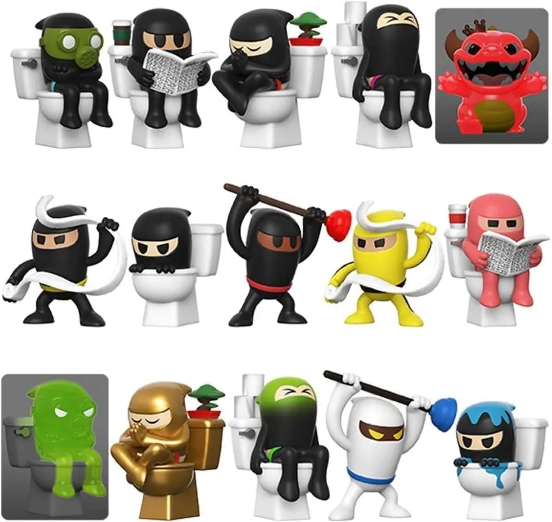 Funko Paka Paka Toilet Ninja's Blind Box - 4 Stuks