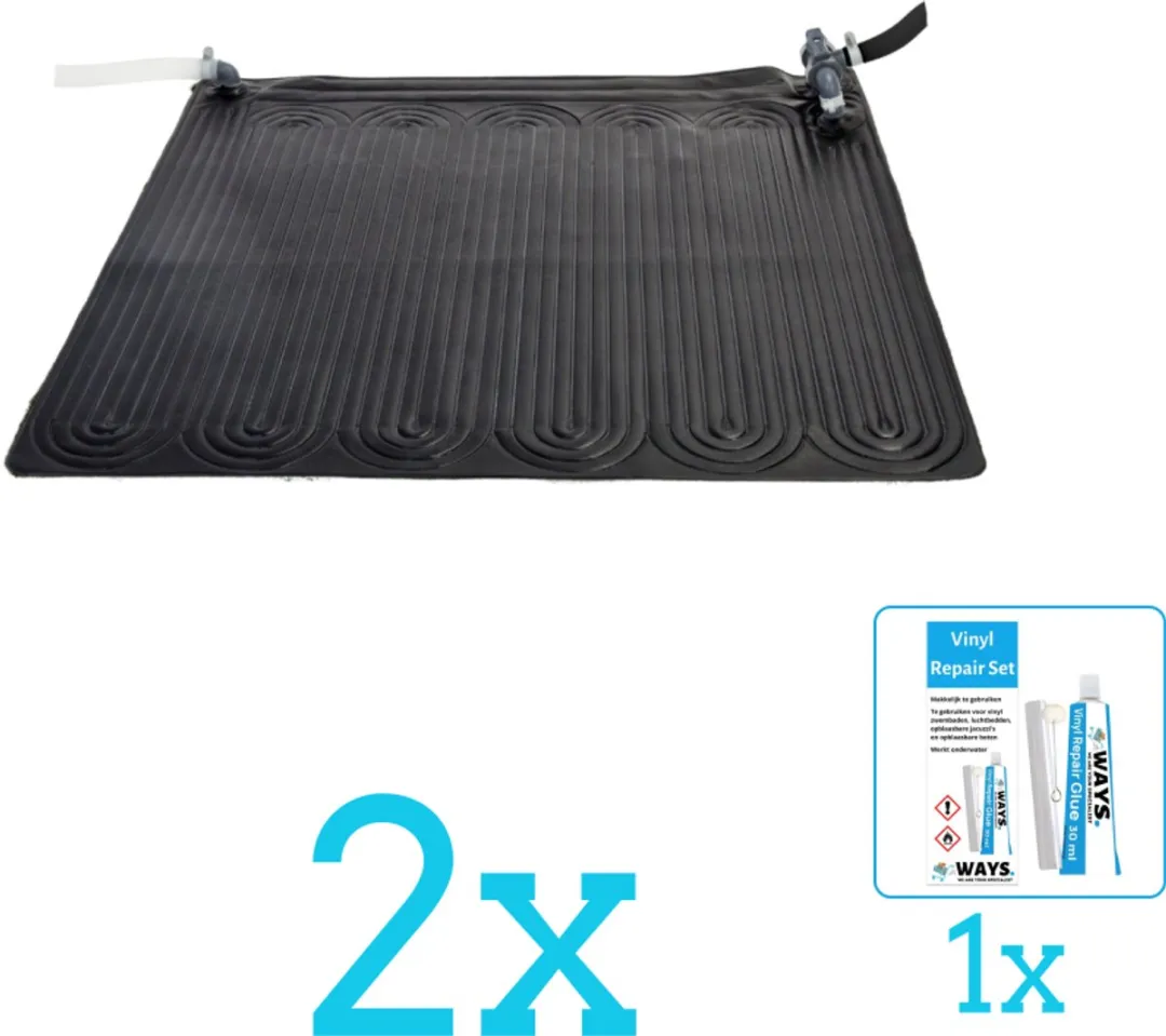 Intex Solar Mat Verwarming 28685-Zwart