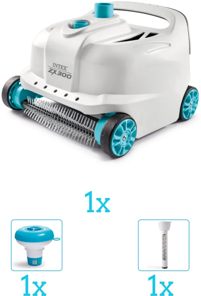 Intex Deluxe ZX300 Zwembadstofzuiger Blauw