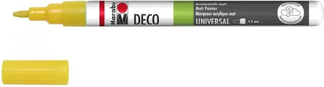 Marabu Decopainter Matt Geel 1-2mm