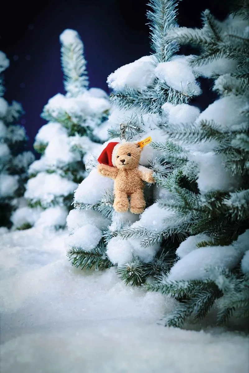 Steiff Cosy Christmas Ben Teddybeer - Meerkleurig