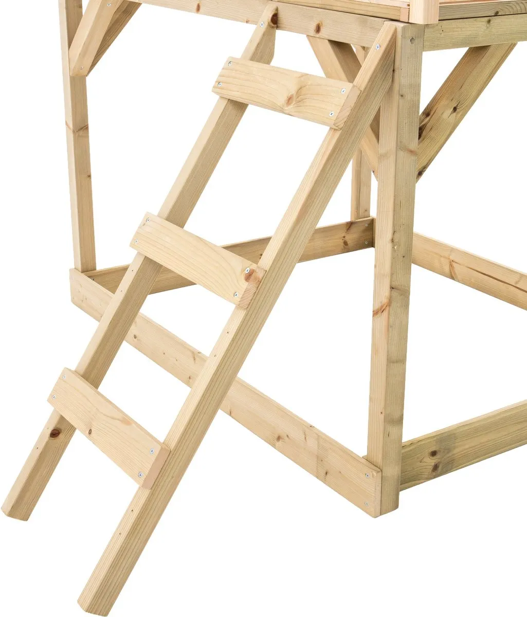 TP Toys Jacintha Houten Boomhut met glijbaan en schommels