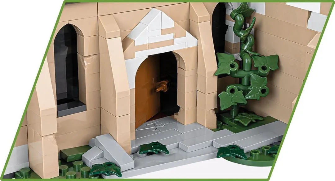 Cobi Kerk Sainte-Mère-Eglise D-Day COBI-2299 - 2280 Stenen - Meerkleurig