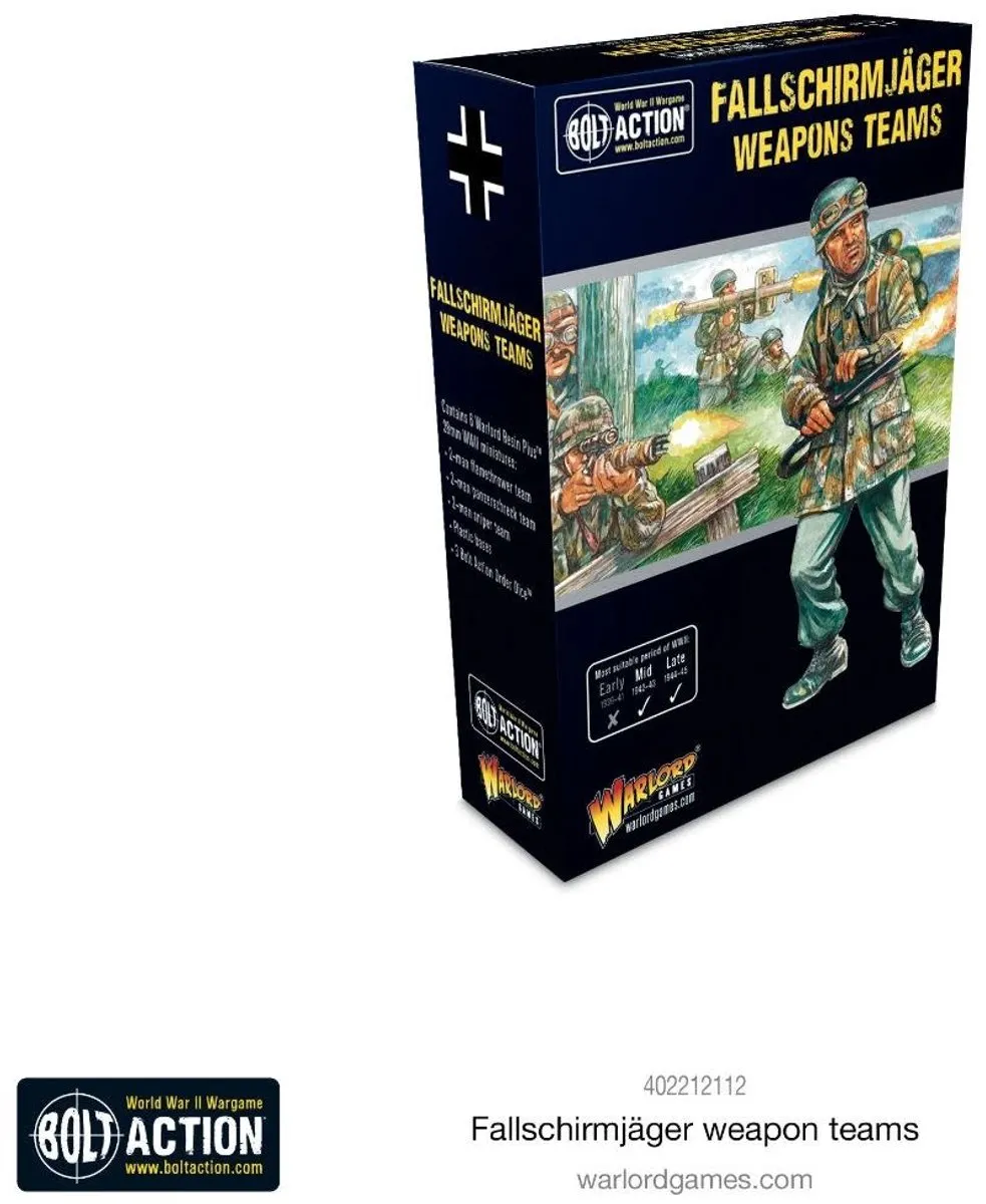 Warlord Games Fallschirmjäger Weapons Teams
