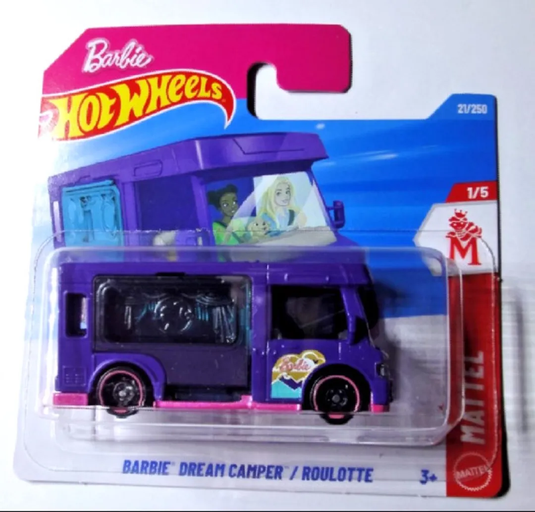 Hot Wheels Barbie Dream Camper Matte Purple 1:64