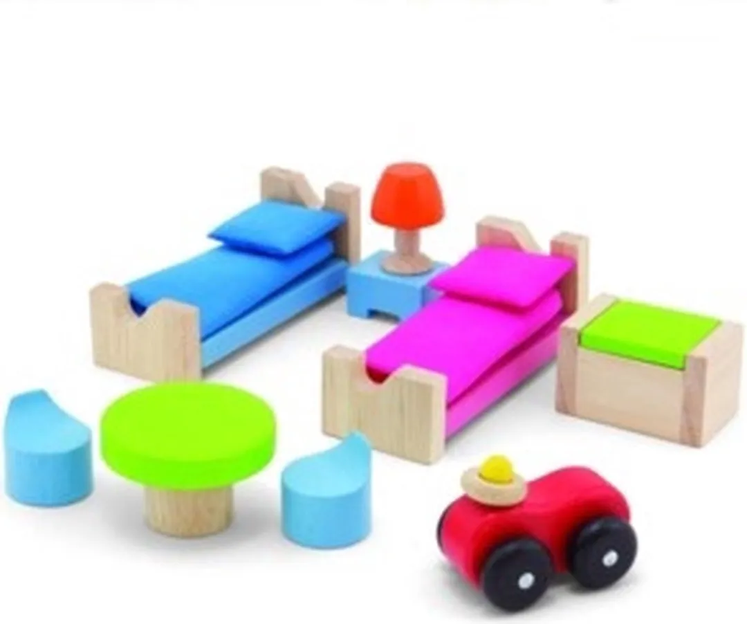 Pintoy Kinderkamer Meubelset - Poppenhuispop